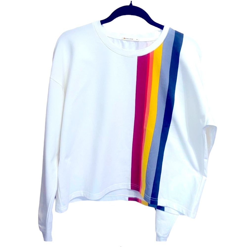 Marine Layer Printed Tate Sweatshirt - Women's XL